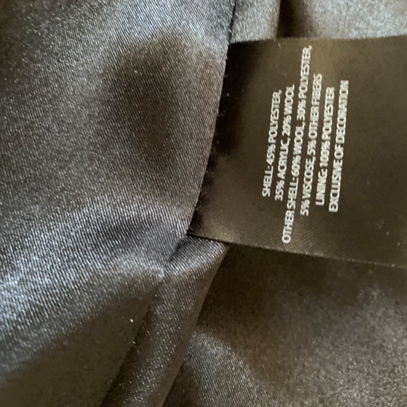 ZIP UP WINTER TAHARI WOOL-BLEND  BELTED COAT - SIZE S - Picture 9 of 11